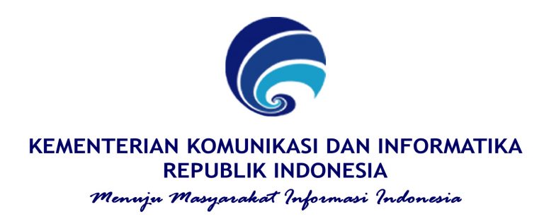 Logo Kemneterian Komunikasi & Informatika 1