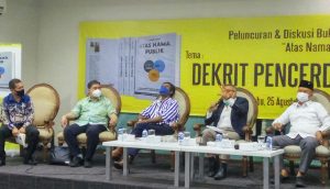 Freddy Ndolu Luncurkan Buku Atas Nama Publik,Sebuah Kritik Pencerdasan Bangsa 