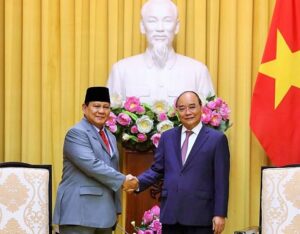 Inilah Momen Hangat, Pertemuan Prabowo dengan Presiden Vietnam