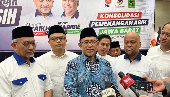 Pengukuhan Tim Pemenangan ASIH: Aher Siap Pimpin Kemenangan Syaikhu-Ilham di Pilgub Jabar 2024